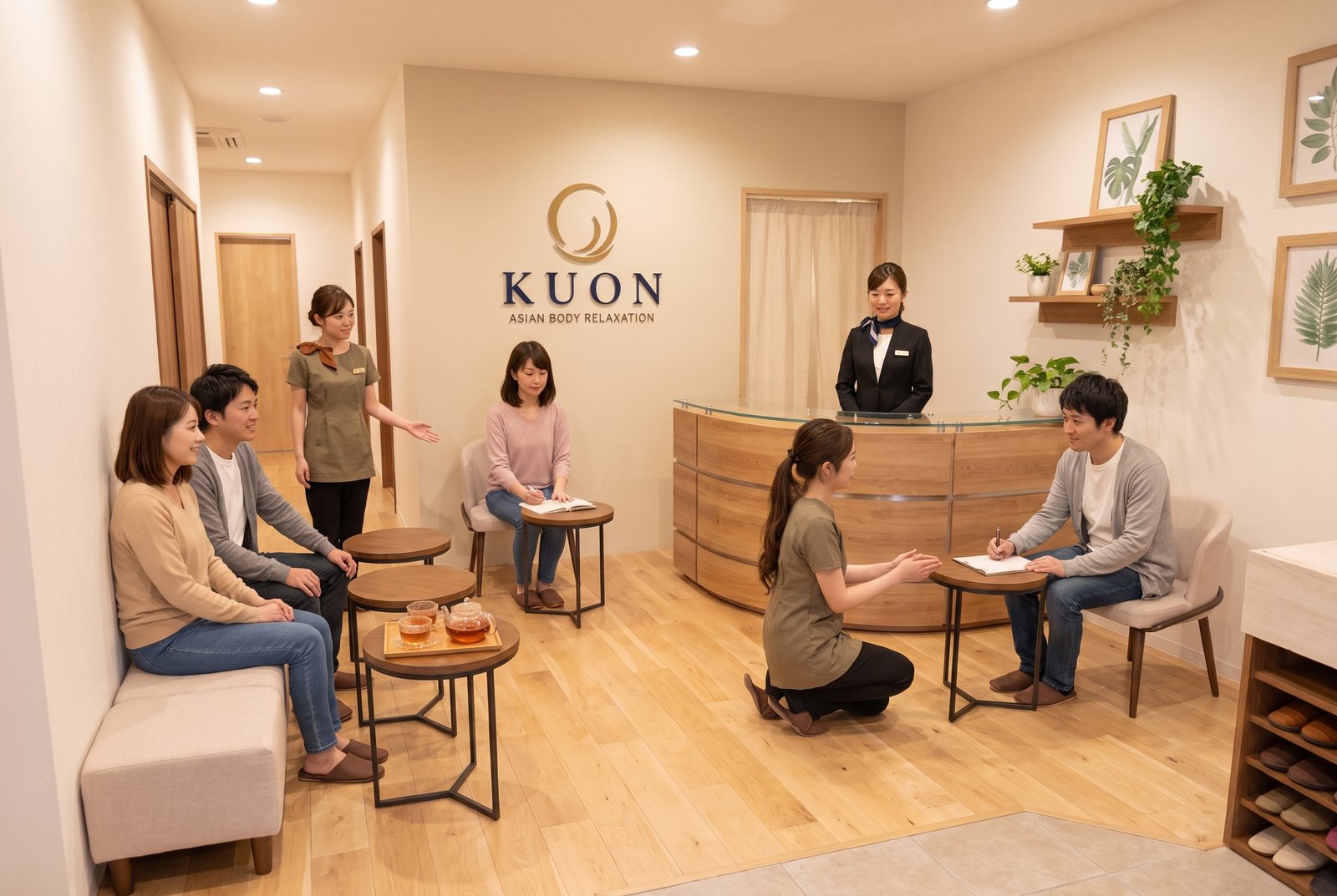 受付・ラウンジの店内イメージ